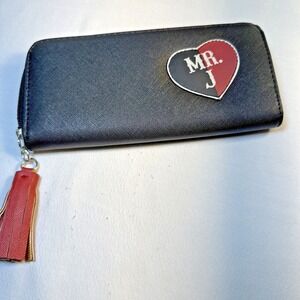 Harley Quinn Mad Love Zip Around Clutch Wallet